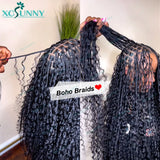 Bulk Human Hair For Braiding Color 27, 4 and 30  No Weft Double Drawn Burmese Boho Braids