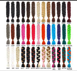 100% kanekalon Xpression braiding hair for wholesale 
