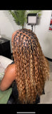 DDS boho braids with synthetic hair