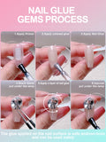 100Pcs 2g Super Strong Nail Glue for Extension Glue