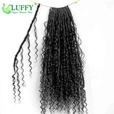Goddess Boho Locs With Human Hair Crochet Hair Pre Looped
