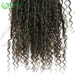 Goddess Boho Locs With Human Hair Crochet Hair Pre Looped