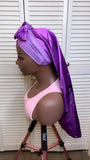 long satin bonnet for braids