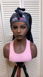 long satin hair bonnet
