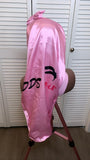 long satin hair bonnet